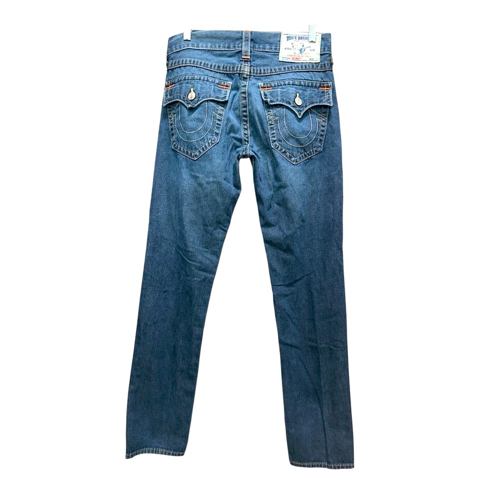 True Religion Dark Blue Straight Jeans, 31 X 33‎
